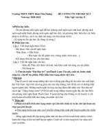 Đề cương ôn tập học kì 1 môn Văn lớp 11 năm 2020 - 2021 THCS Đinh Tiên Hoàng | Ngữ văn, Lớp 11 - Ôn Luyện