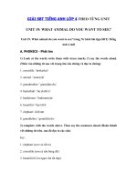 Tải Giải bài tập SBT Tiếng Anh lớp 4 Unit 19: What animal do you want to see? - Lời giải sách bài tập Tiếng Anh lớp 4 Unit 19