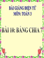 Bảng chia 7 | Toán học, Lớp 3 - Ôn Luyện