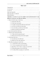 Hoạch định chiến lược kinh doanh sản phẩm dịch vụ quảng cáo truyền hình của đài phát thanh  truyền hình tỉnh hà nam giai đoạn 2010  2015 