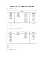 Tải Giải vở bài tập Toán lớp 3 bài 88: Các số có bốn chữ số - Giải vở bài tập Toán lớp 3 trang 3, 4 tập 2
