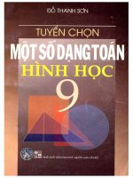 TUYỂN CHỌN HÌNH HỌC 9 ÔN VÀO 10.