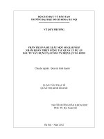 Phân tích và đề xuất một số giải pháp nhằm hoàn thiện công tác quản lý dự án đầu tư xây dựng tại công ty điện lực ba đình 