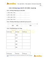 Tải Giải vở bài tập Toán lớp 3 bài 92: Số 10 000 - Luyện tập - Giải vở bài tập Toán lớp 3 trang 8 tập 2