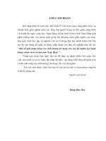 Một số giải pháp nâng cao chất lượng tín dụng cho vay hộ nghèo tại ngân hàng chính sách xã hội tỉnh nam định 