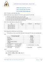 TOÁN 4: BÀI TẬP TUẦN 3