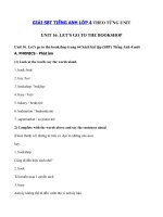 Tải Giải bài tập SBT Tiếng Anh lớp 4 Unit 16: Let's go to the bookshop - Lời giải sách bài tập Tiếng Anh lớp 4 Unit 16