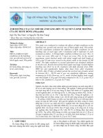 Ảnh hưởng của các chế độ ánh sáng đến tỷ lệ nở và sinh trưởng của ốc bươu đồng (Pila polita)