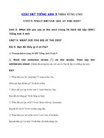 Tải Giải SBT tiếng Anh lớp 5 Unit 9: What did you see at the zoo? - Tiếng Anh 5 Unit 9 What did you see at the zoo?| Giải sách bài tập Tiếng Anh 5 mới Unit 9