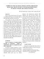 Nghiên cứu sàng lọc kháng thể bất thường ở bệnh nhân trước phẫu thuật tại trung tâm tim mạch bệnh viện E từ tháng 7 năm 2013 đến tháng 8 năm 2014