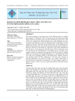 Danh gia tinh hinh khai thac thuy san mua lu o vung dong bang song cuu long