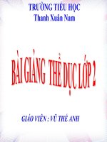 Lớp 2: Quay phải, quay trái.  Trò chơi: ‘’ nhanh lên bạn ơi ‘’