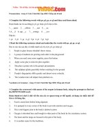 Tải Giải bài tập SBT Tiếng Anh lớp 10 chương trình mới Unit 2: Your body and you - Lời giải sách bài tập Tiếng Anh lớp 10 Unit 2