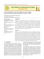 Chất lượng dịch vụ thư viện: Nghiên cứu thực nghiệm tại một số trường đại học ở Đồng bằng sông Cửu Long