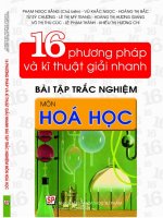 16 phuong phap va ky thuat giai nhanh bai tap trac nghiem  hoa hoc