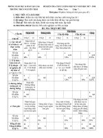 Ma trận - đề thi học kì 1 môn Toán lớp 7 THCS Nguyễn Trãi | Toán học, Lớp 7 - Ôn Luyện