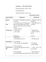 Chủ đê :Bé và các Bạn