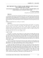 PHÁT TRIỂN BỀN VỮNG - SỬ DỤNG VẬT LIỆU FRP ĐỂ SỬA CHỮA VÀ GIA CỐ CÔNG TRÌNH BÊ TÔNG CỐT THÉP
