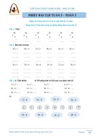 Toán 3: BÀI TẬP TUẦN 5