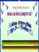 Bài 12: Tích cực tham gia việc trường lớp