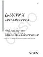 [Vted.vn] - Sách hướng dẫn sử dụng máy tính học sinh Casio Fx 580 Vnx