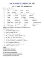 Tải Trắc nghiệm tiếng Anh lớp 5 Unit 8 What are you reading? - Bài tập tiếng Anh 5 theo từng Unit có đáp án