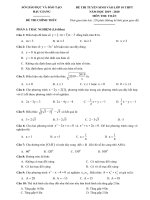 Đề tuyển sinh lớp 10 THPT năm 2019 – 2020 môn Toán sở GDĐT Hậu Giang | Toán học, Đề thi vào lớp 10 - Ôn Luyện