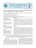 Sử dụng mô hình Markov ẩn để phân tích sự chuyển đổi trạng thái ngẫu nhiên của quá trình giá cổ phiểu