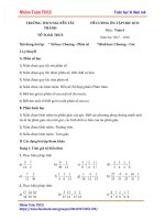 Đề cương ôn tập HK2 Toán 6 năm 2017 – 2018 trường Nguyễn Tất Thành – Hà Nội | Toán học, Lớp 6 - Ôn Luyện