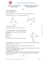 TOÁN 7 – TỔNG HỢP ĐỀ KIỂM TRA CHƯƠNG 2 HÌNH