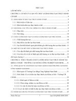 Phân tích thực trạng và đề xuất một số giải pháp nâng cao chất lượng đào tạo thực hành cơ khí tại khoa cơ khí trường cao đẳng công nghiệp nam định 