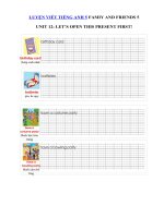 Tải Tập viết Tiếng Anh lớp 5 Unit 12 Let's open this present first! - Luyện viết Tiếng Anh 5 Family And Friends 5 Special Edition