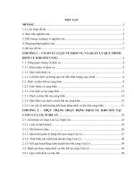 Một số giải pháp cải tiến dịch vụ kho bãi tại cảng cửa lò, nghệ an 