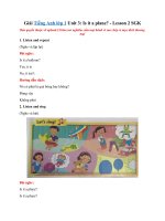 Tải Giải Tiếng Anh lớp 1 Unit 3: Is it a plane? - Lesson 2 SGK - Sách Chân Trời Sáng Tạo Tiếng Anh lớp 1 Unit 3: Is it a plane? (trang 23)