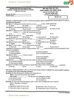 Đề thi thử THPTQG 2018 môn Anh - THPT Chuyên Đại học sư phạm Hà Nội lần 4