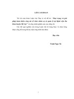 Thực trạng và giải pháp hoàn thiện công tác tổ chức nhân sự và quản lý tại bệnh viện đa khoa huyện mỹ lộc  