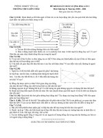 Đề thi KSCL học sinh giỏi môn Sinh học 8 năm 2020-2021 có đáp án - Trường THCS Liên Châu (Lần 1)