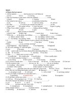 Bài tập trắc nghiệm môn tiếng anh lớp 11 phần 2 | Tiếng Anh, Lớp 11 - Ôn Luyện