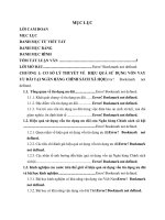 Giải pháp nâng cao hiệu quả sử dụng vốn tín dụng ưu đãi tại Ngân hàng chính sách xã hội tỉnh Hà Tĩnh