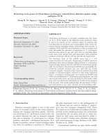 Detecting toxin genes of Clostridium perfringens isolated from diarrhea piglets using multiplex PCR