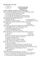 Đề thi học kì 1 môn Địa lí 8 năm 2020-2021 có đáp án - Trường THCS Tây Sơn
