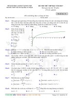 Đề thi thử thpt quốc gia có đáp án chi tiết môn toán năm 2017 trường thpt chuyên đại học sư phạm mã 151 | Toán học, Đề thi đại học - Ôn Luyện