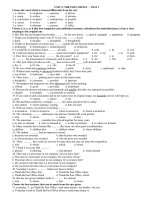 Bài tập trắc nghiệm unit 9 the post office môn tiếng anh lớp 11 lần 1 | Tiếng Anh, Lớp 11 - Ôn Luyện