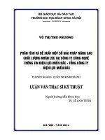 Phân tích và đề xuất một số giải pháp nâng cao chất lượng nhân lực tại công ty công nghệ thông tin điện lực miền bắc – tổng công ty điện lực miền bắc 