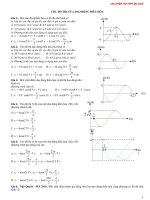Đề trắc nghiệm về đồ thị của dao động điều hòa môn vật lý lớp 12 năm 2016 | Lớp 12, Vật lý - Ôn Luyện