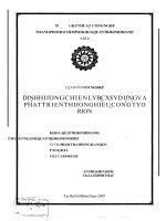 Định hướng chiến lược xây dựng và phát triển thương hiệu công ty orion 
