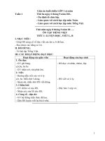 Giáo án buổi 2 lớp 1 môn toán, tiếng việt bộ sách cánh diều (cả năm)