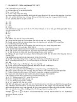 Bài tập có đáp án về quy luật di truyền, nhiều gen trên một nhiễm sắc thể lớp 12 phần 33 | Lớp 12, Sinh học - Ôn Luyện