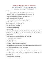 Giáo án đạo đức sách cánh diều lớp 1