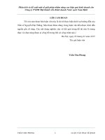 Phân tích và đề xuất một số giải pháp nhằm nâng cao hiệu quả kinh doanh cho công ty tnhh một thành viên kinh doanh nước sạch nam định 